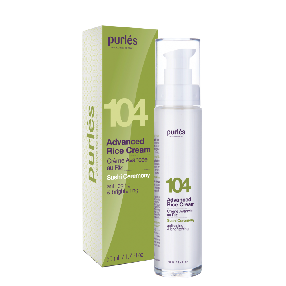 Рисовий крем для обличчя - Purles 104 Advanced Rice Cream 
