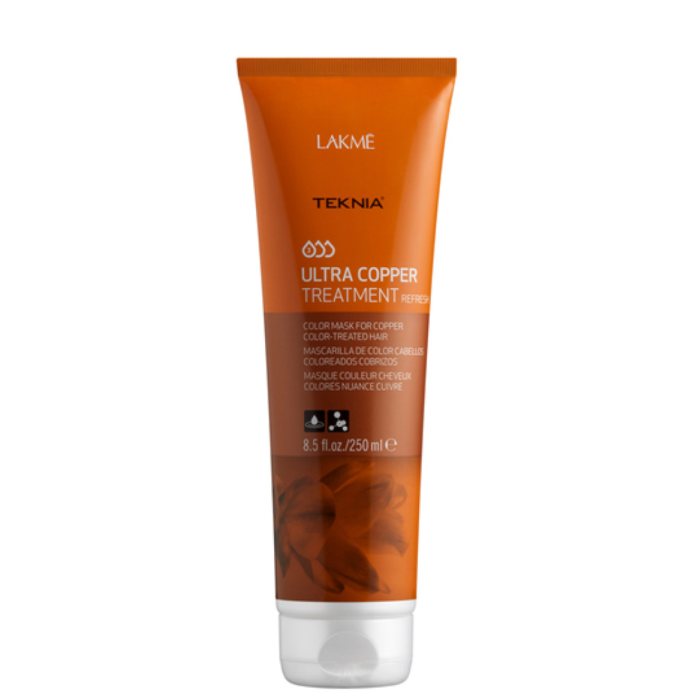 Маска, освежающая цвет окрашенных волос - Lakme Treatment Ultra copper