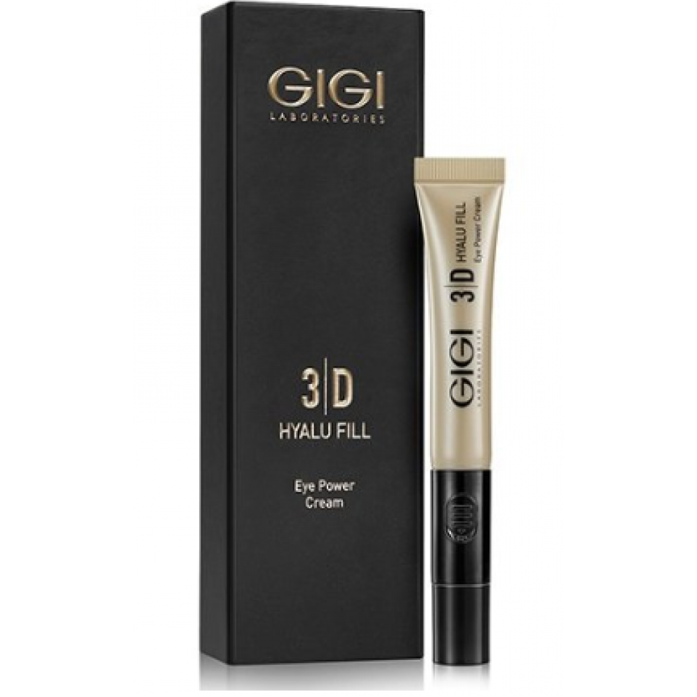 Крем-філлер для повік з вібруючим аплікатором - GIGI 3D Hyalu Fill Eye Power Cream