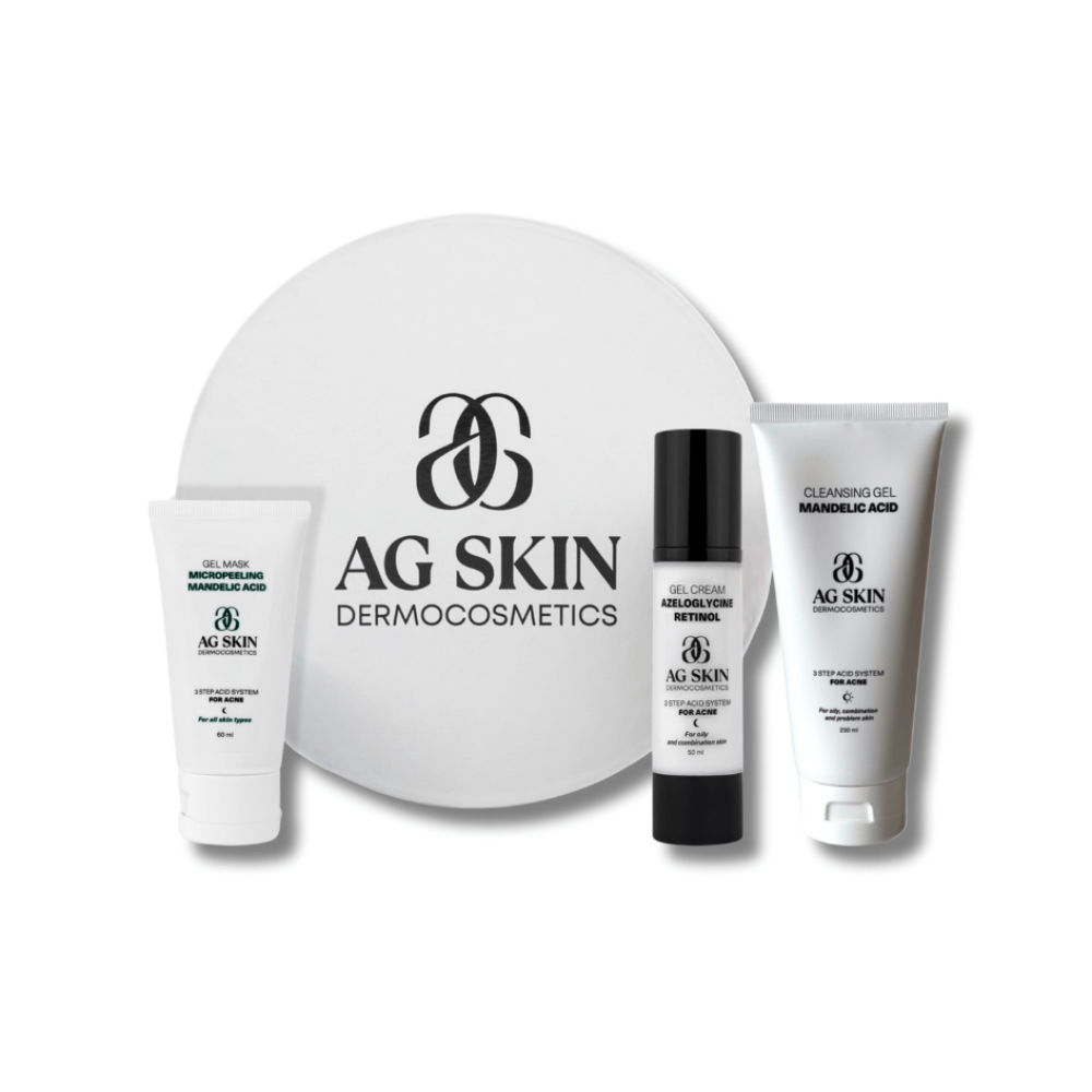 Набір для профілактики та лікування акне - AG Skin Acne Prevention And Treatment Kit