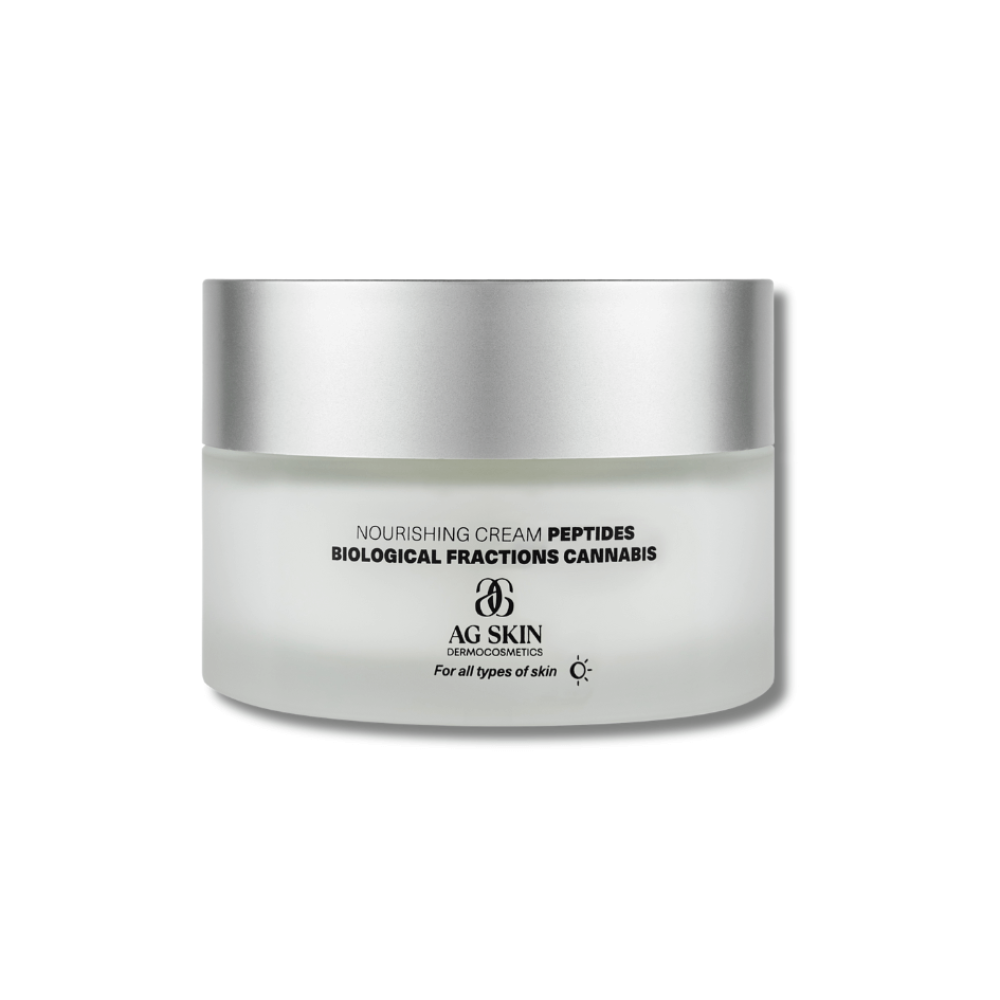 Живильний крем з пептидами та біологічними фракціями канабісу -  AG Skin Nourishing Cream Cannabis Biological Fractions 