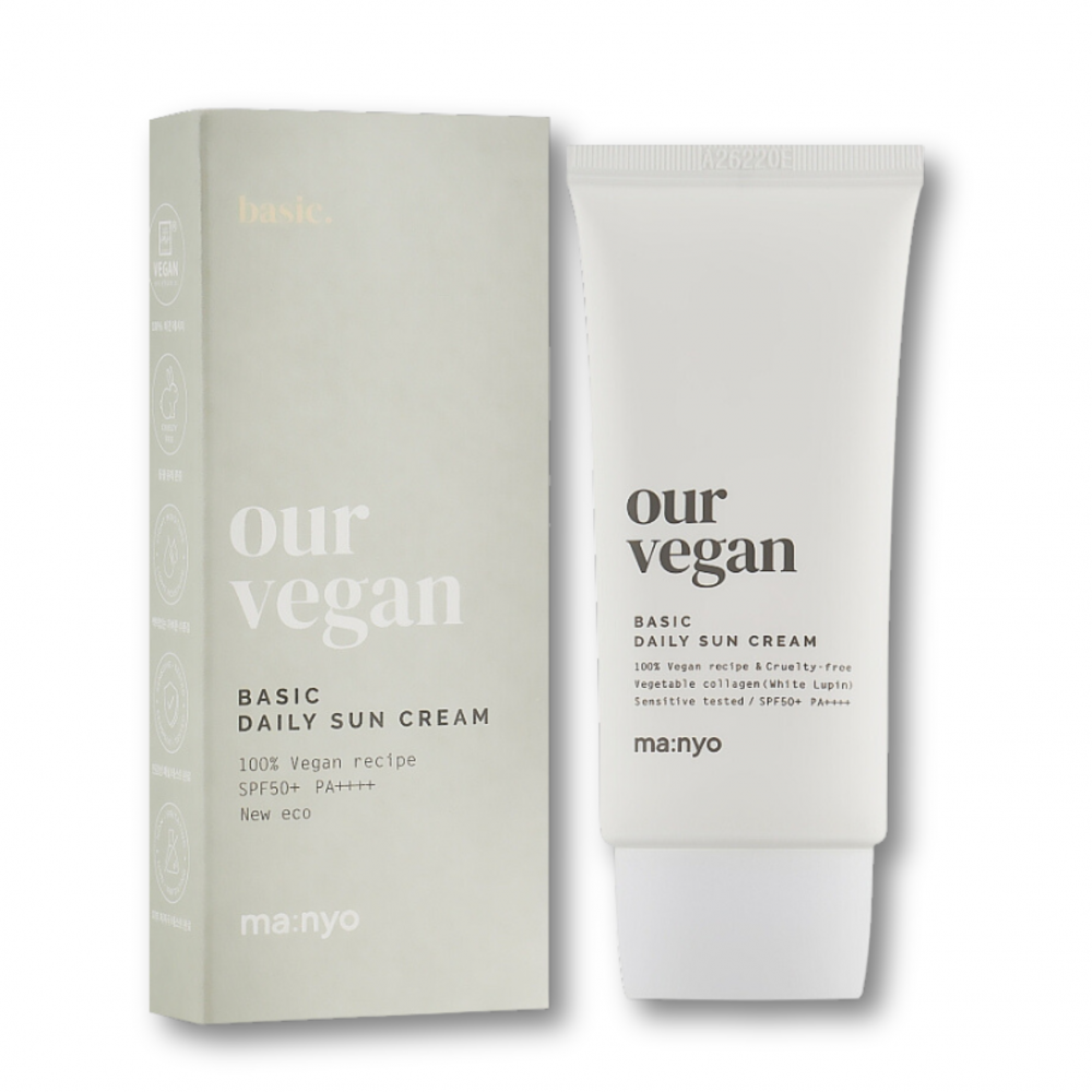 Сонцезахисний крем - Manyo Our Vegan Basic Daily Sun Cream