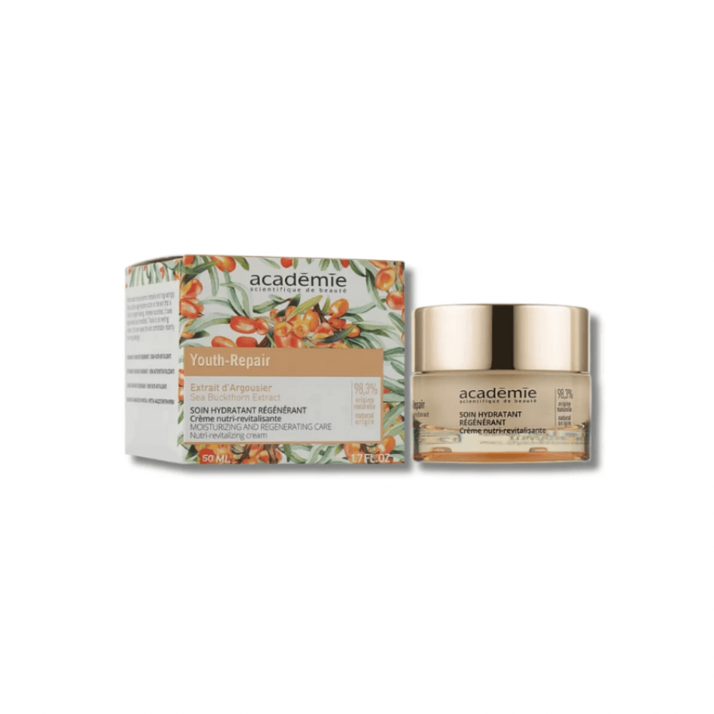 Зволожуючий регенеруючий догляд з екстрактом обліпихи - Academie Youth-Repair Soin Hydratant Regenerant 