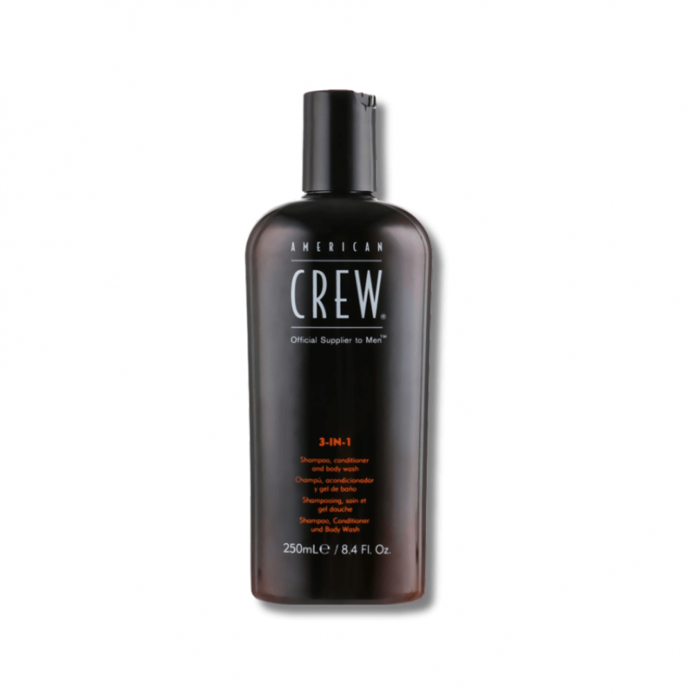 Засіб 3-в-1 для догляду за волоссям та тілом - American Crew Classic 3-in-1 Shampoo, Conditioner & Body Wash