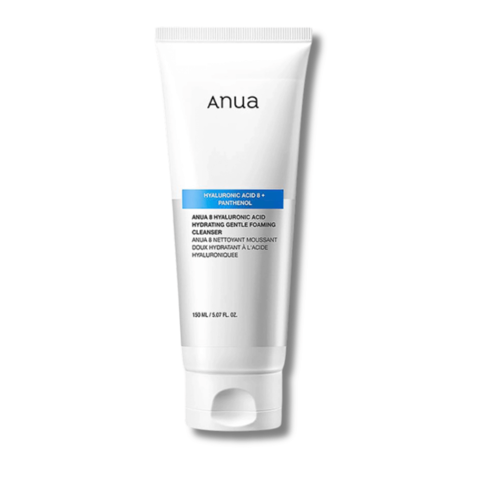 Пінка на основі 8 видів гіалуронової кислоти для всіх типів шкіри - Anua 8 Hyaluronic Acid Hydrating Gentle Foaming Cleanser