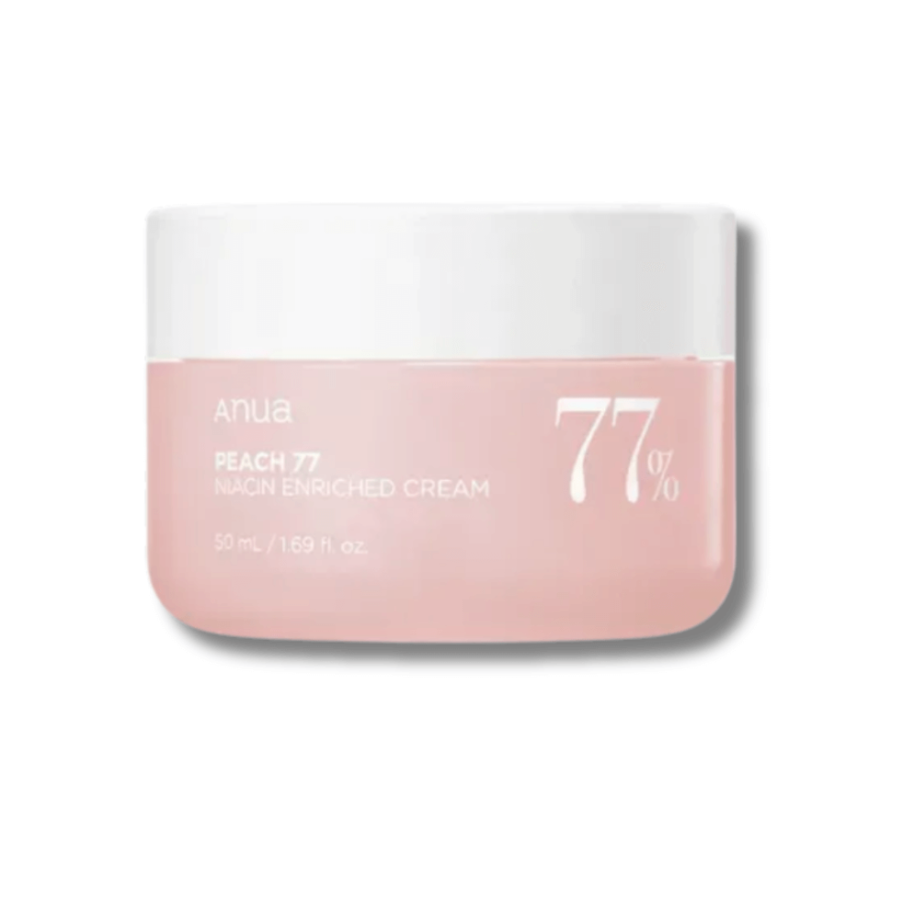 Легкий зволожуючий крем для зневодненої шкіри з екстрактом персика - Anua Peach 77% Niacin Enriched Cream