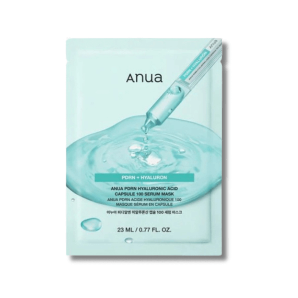 Тканинна маска з PDRN і гіалуроновою кислотою - Anua PDRN Hyaluronic Acid Capsule 100 Serum Mask