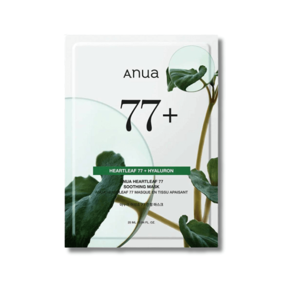 Успокаивающая тканевая маска для лица с экстрактом гуттуинии - Anua Heartleaf 80 Moisture Soothing Ampoule Mask