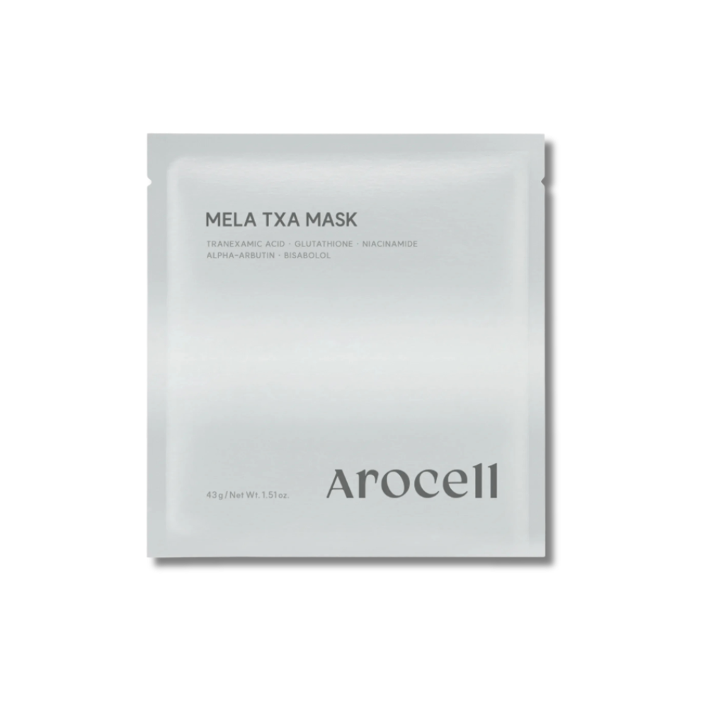 Гідрогелева маска з транексамовою кислотою, глутатіоном та арбутином - Arocell Mela TXA Mask