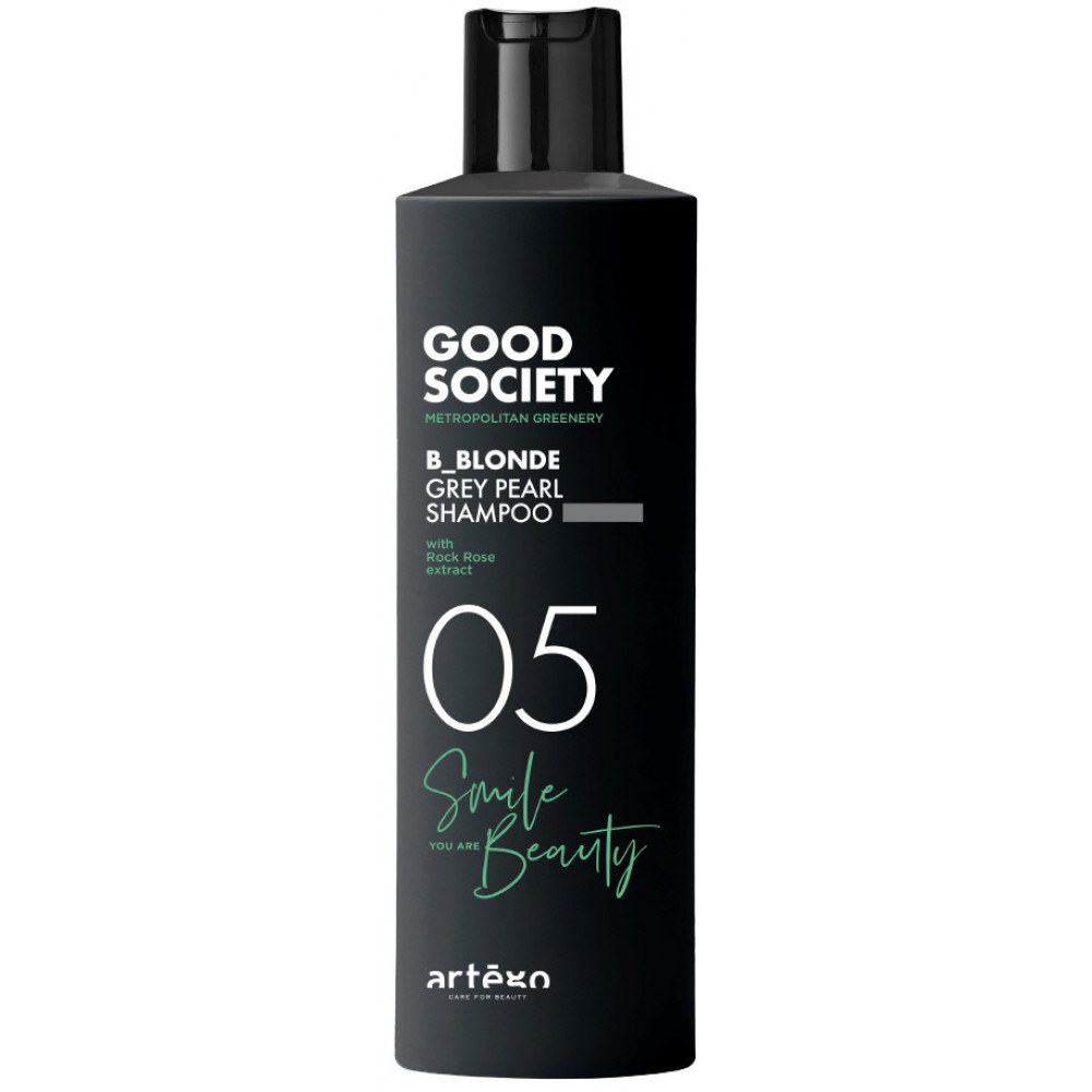 Відтіночний шампунь зі попелясто-сірою пігментацією - Artego Good Society 05 Grey Pearl Shampoo