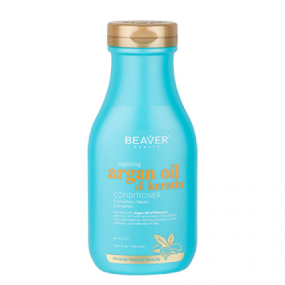 Кондиціонер, що відновлює, для пошкодженого волосся з аргановим маслом - Beaver Professional Damage Repair Argan Oil of Keratin Conditioner