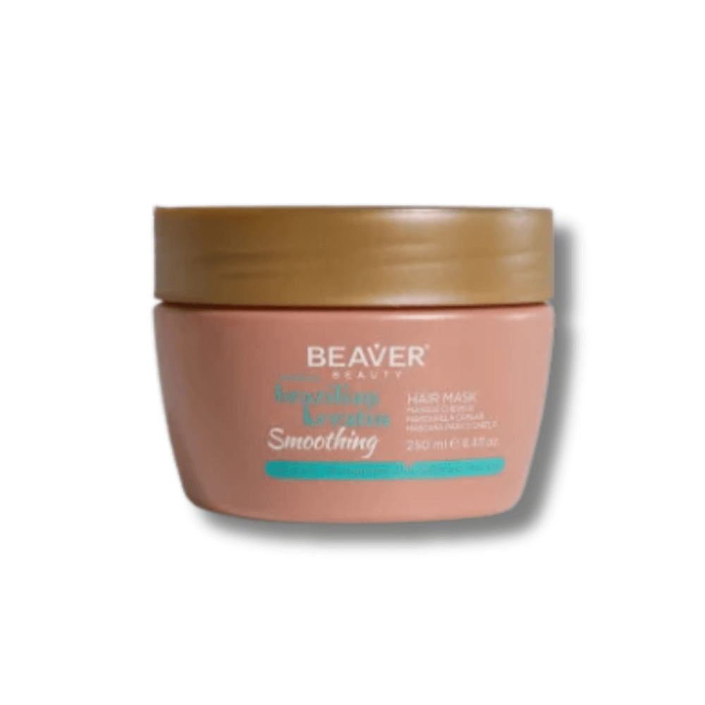 Кератинова маска для ущільнення та еластичності волосся - Beaver Professional Brazilian Keratin Smoothing Hair Mask