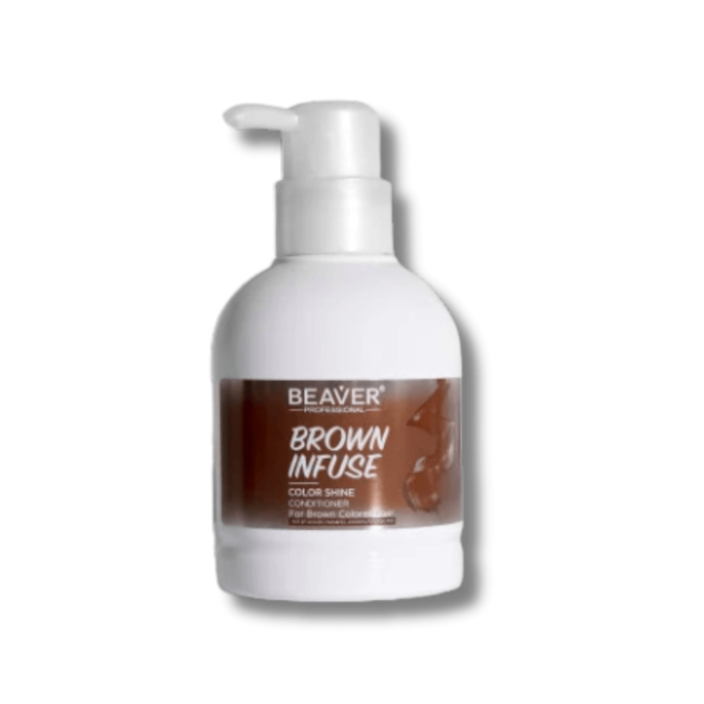Кондиціонер для інтенсивного догляду волосся золотисто-бежевий - Beaver Professional Infuse Color Shine Conditioner Brown