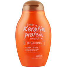Кондиціонер для ламкого та посіченого волосся з біотином та кератином - Beaver JustK Biotin & Keratin Protein Repairing Conditioner