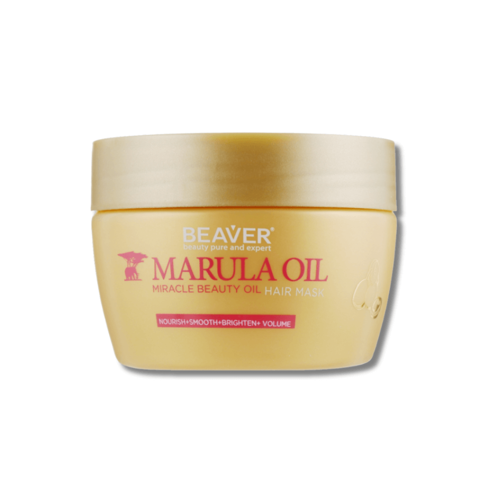 Маска для глибокого живлення пошкодженого волосся з маслом марули - Beaver Professional Nourish Marula Oil Hair Mask