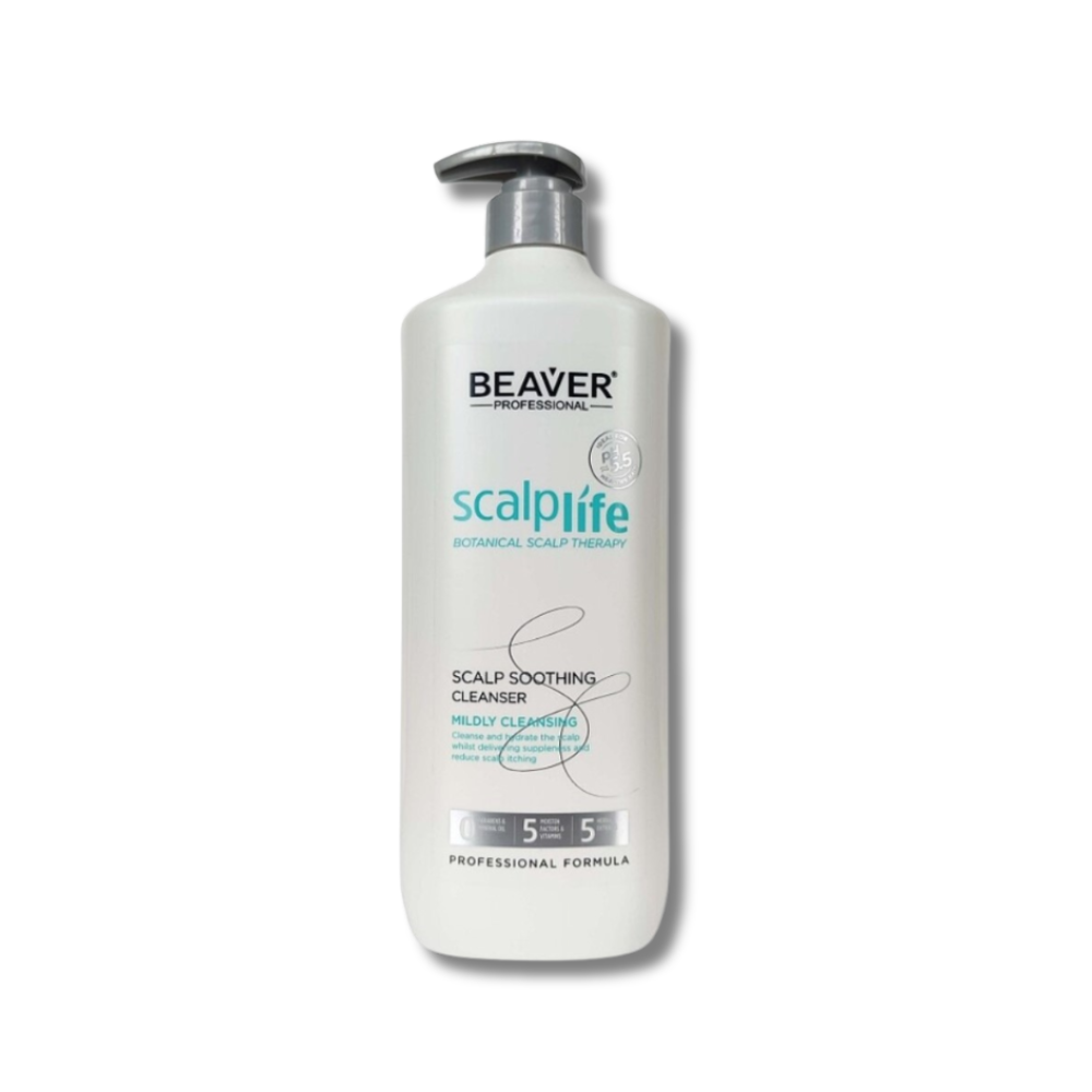 Очищуючий шампунь для проблемної шкіри голови - Beaver Professional Scalplife Botanical Therapy Scalp Soothing Cleanser