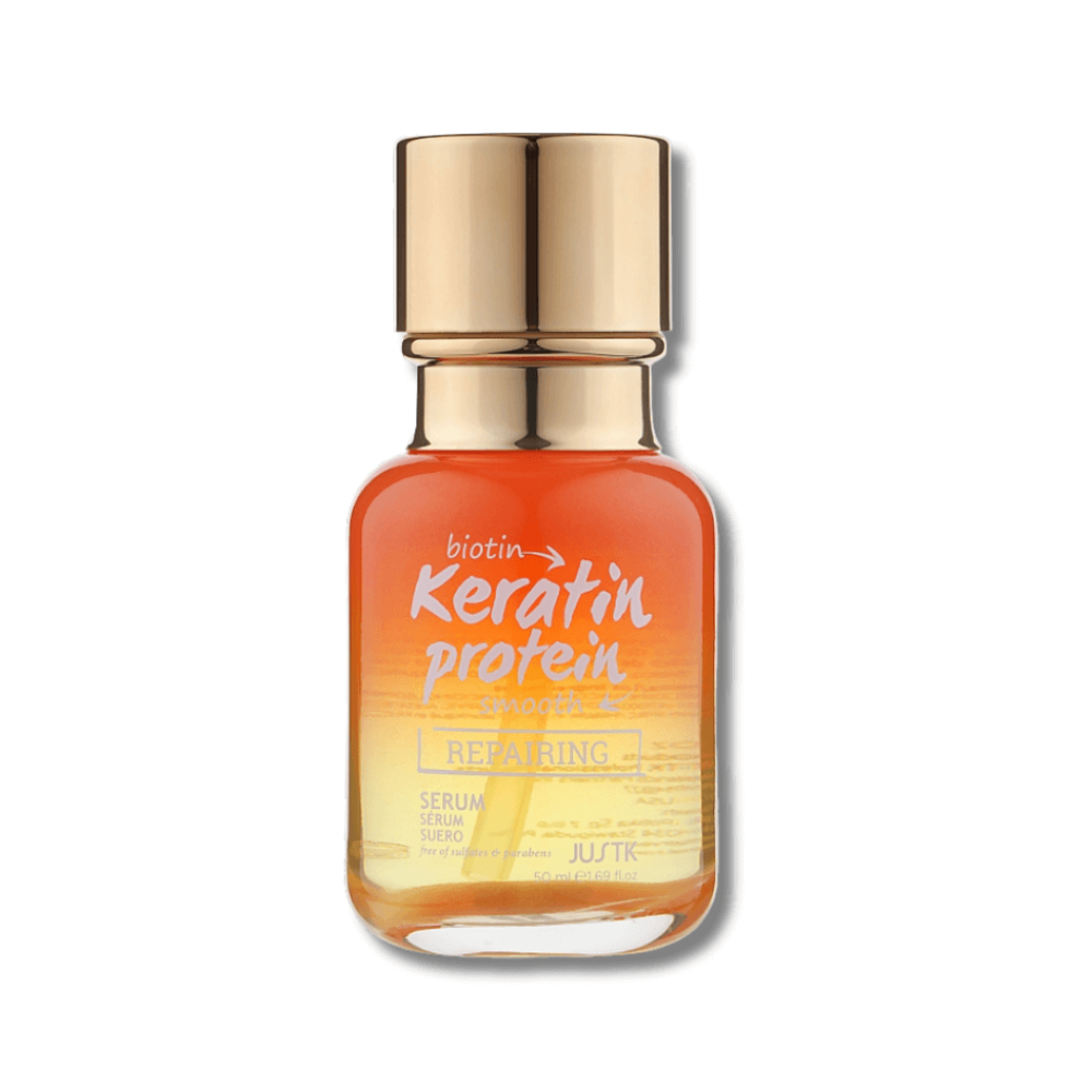 Олія для ламкого та посіченого волосся з біотином та кератином - Beaver JustK Keratin Protein Repairing Serum