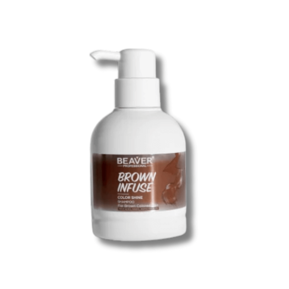 Шампунь для інтенсивного догляду волосся золотисто-бежевий - Beaver Professional Infuse Color Shine Shampoo Brown