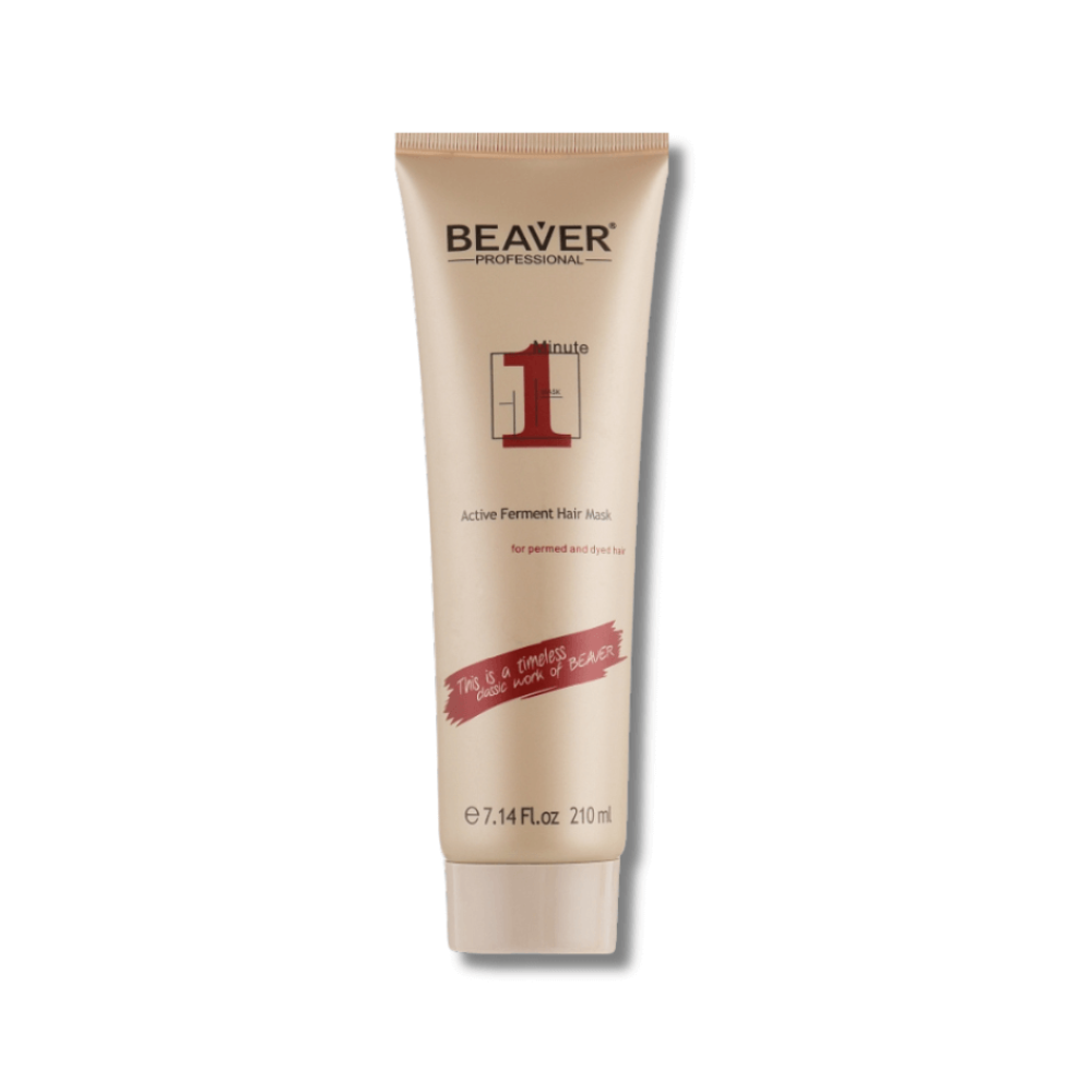 Зволожуюча експрес-маска для сухого та неслухняного волосся - Beaver Professional Active Ferment Hair Mask