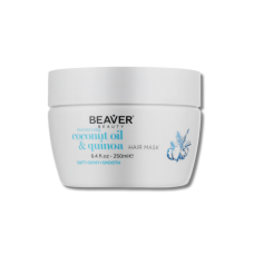 Зволожуюча маска для сухого волосся з кокосовим маслом - Beaver Professional Coconut Oil & Quinoa Mask