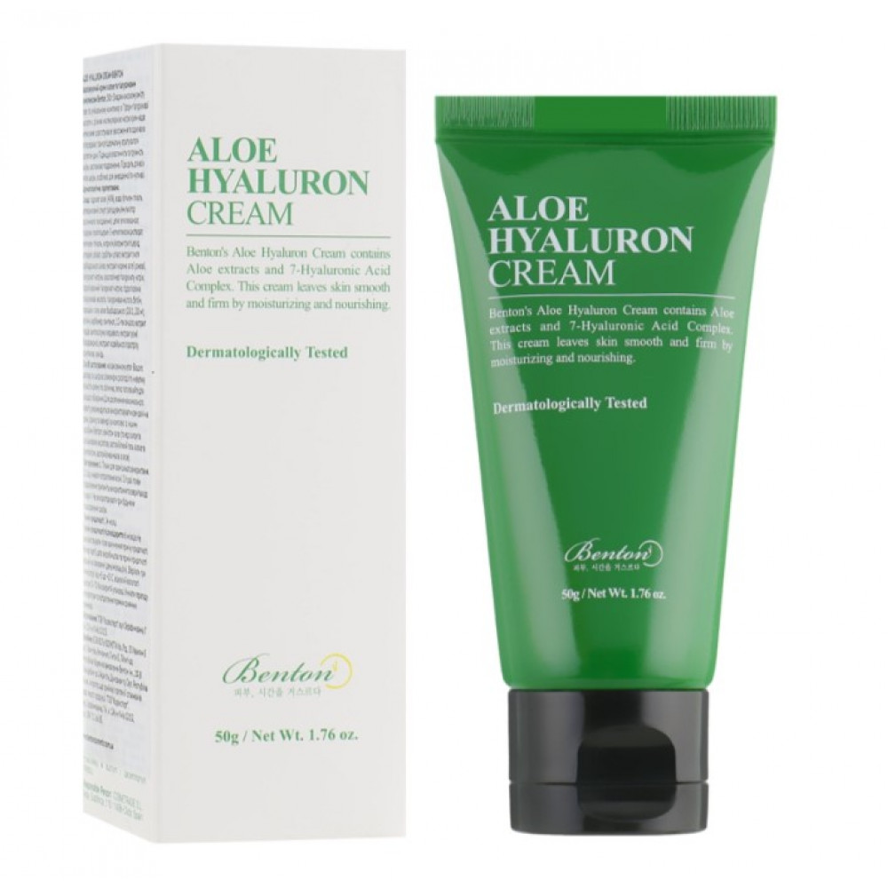 Крем с алоэ и гиалуроновым комплексом - Benton Aloe Hyaluron Cream
