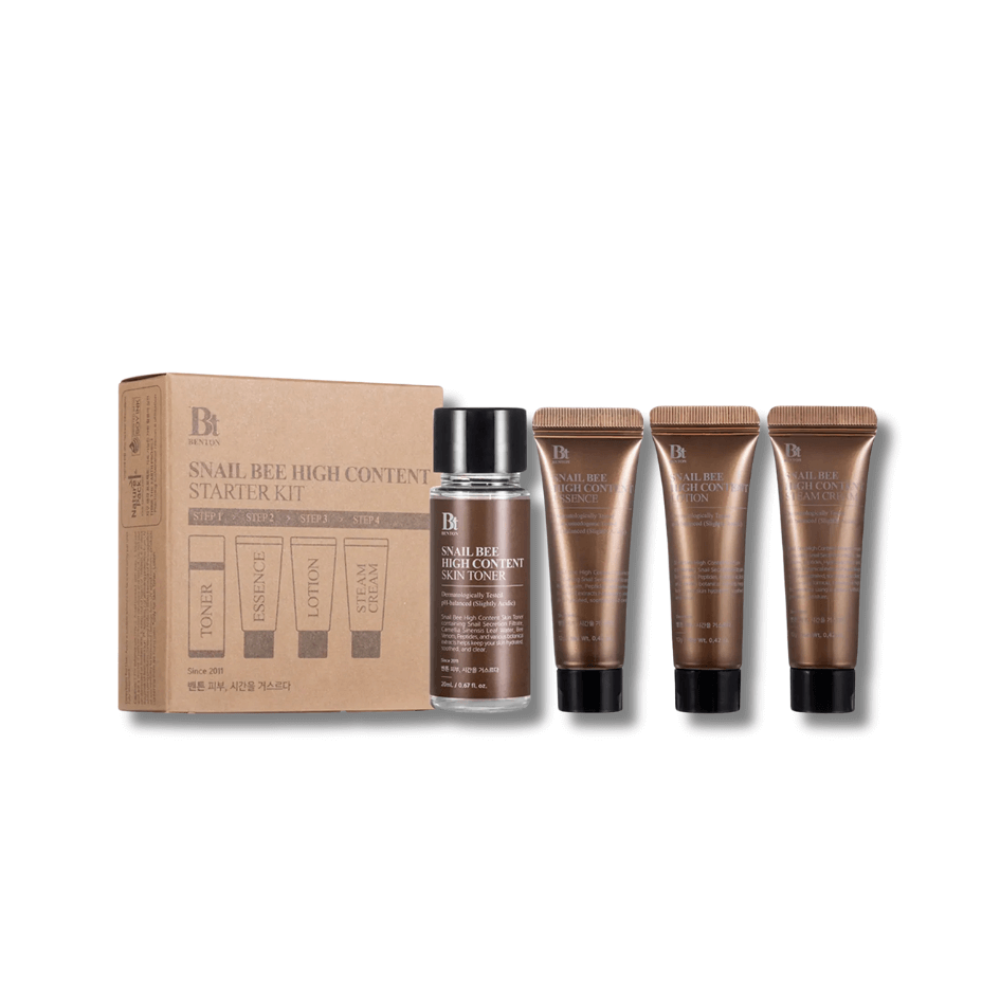 Набор с муцином улитки и пчелиным ядом - Benton Snail Bee High Content Starter Kit