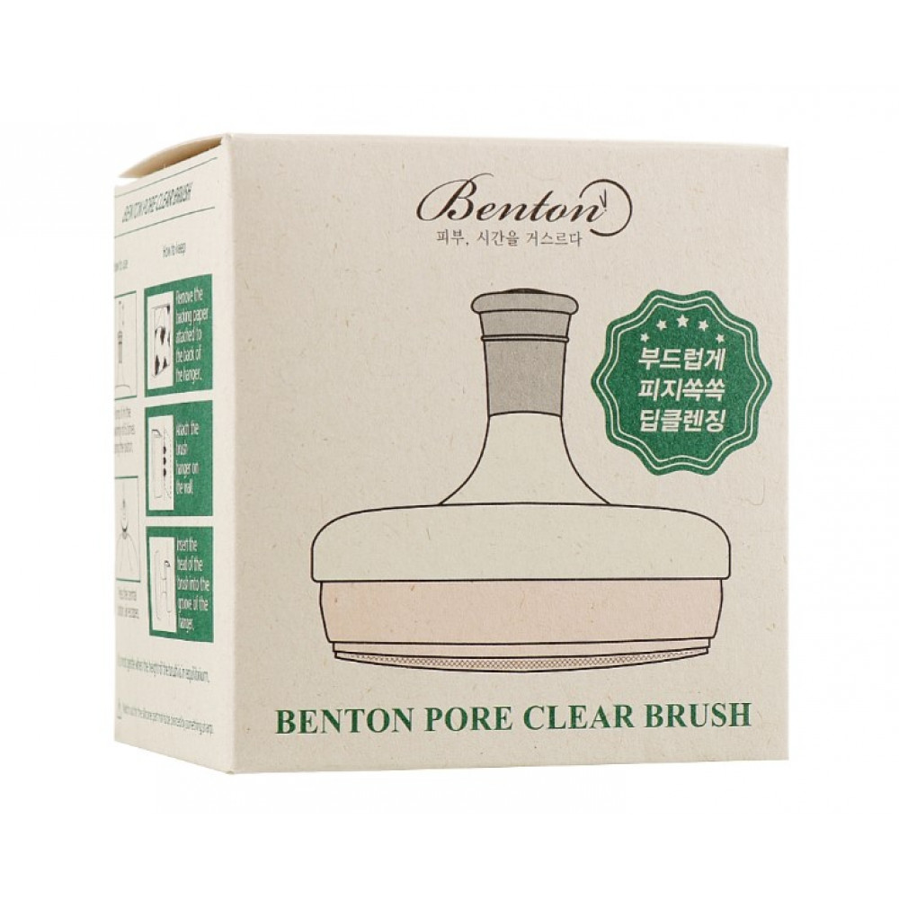 Силіконова щіточка для глибокого очищення обличчя - Benton Pore Clear Brush