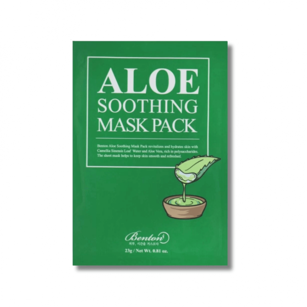 Заспокійлива маска для обличчя з алое - Benton Aloe Soothing Mask Pack