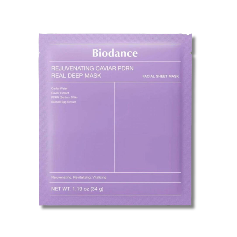 Омолоджуюча гідрогелева маска з PDRN - Biodance Rejuvenating Caviar PDRN Real Deep Mask