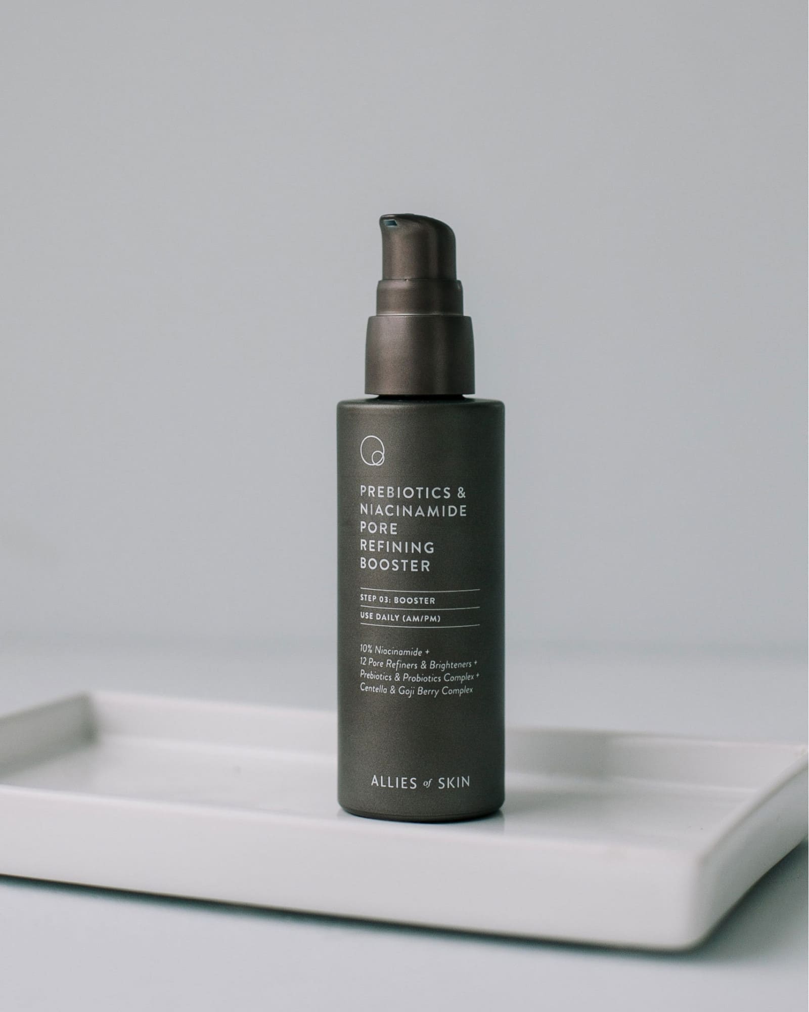 Пребіотики та їх користь в косметичних засобах Allies Of Skin Probiotics & Niacinamide Pore Refining Booster