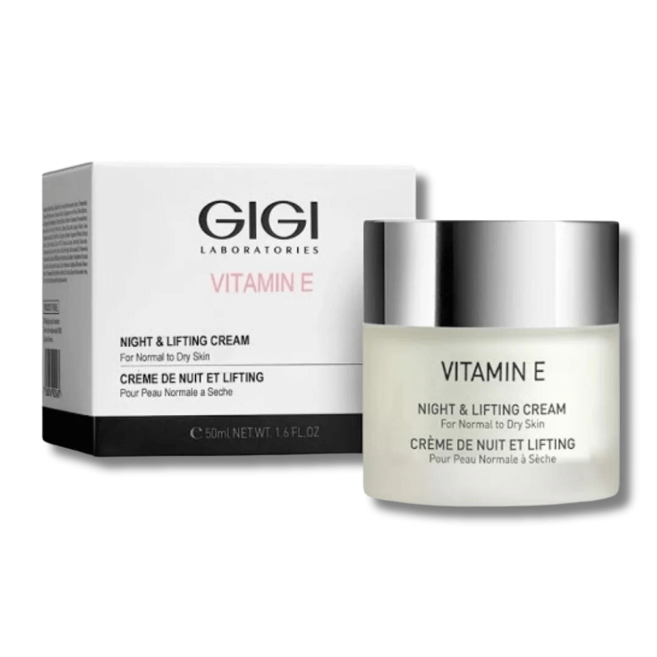 Антивіковий догляд: Засоби для профілактики та боротьби зі зморшками GIGI Vitamin E Night&Lifting Cream