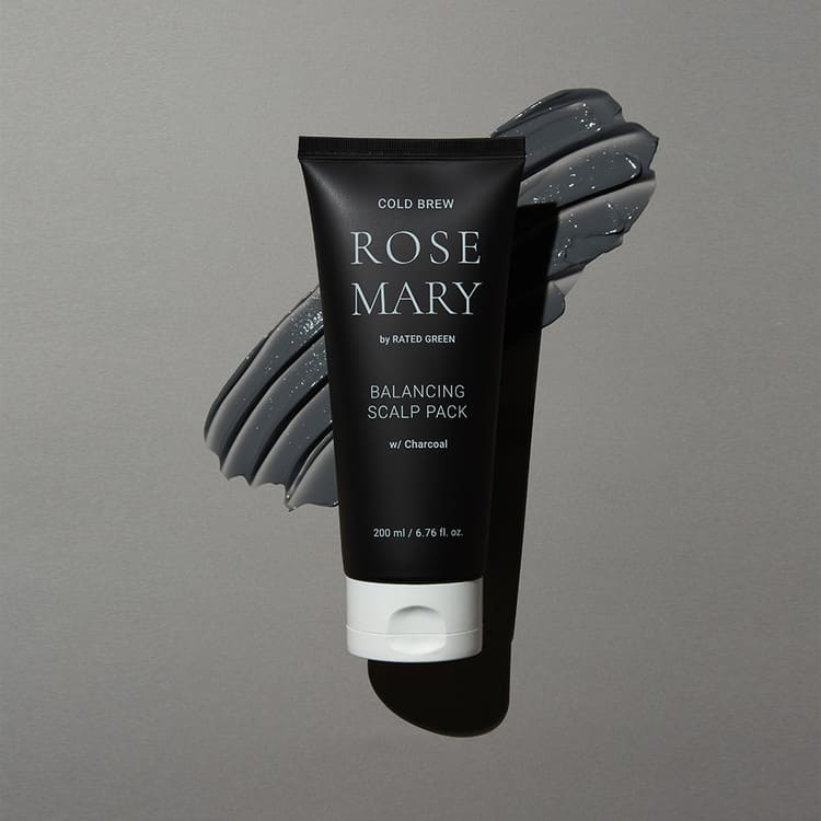 Надмірна жирність шкіри голови: Який догляд повинен бути? Rated Green Cold Brew Rosemary Balancing Scalp Pack