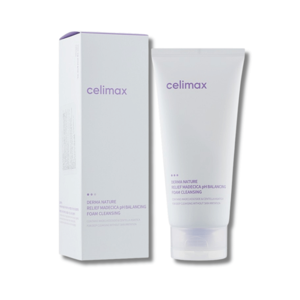 Ніжна пінка для обличчя - Celimax Relief Madecica Ph Balancing Foam Cleansing