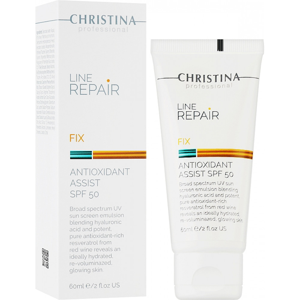 Антиоксидантний лосьйон з SPF 50 для обличчя - Christina Line Repair Fix Antioxidant Assist SPF 50