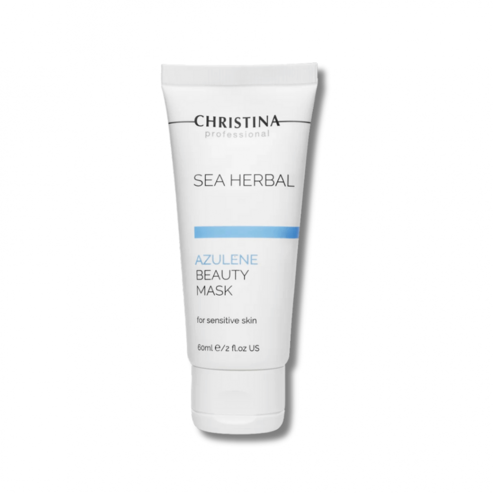 Азуленова маска краси для чутливої шкіри - Christina Sea Herbal Beauty Mask Azulene 