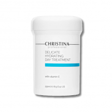 Делікатний зволожуючий денний лікувальний крем з вітаміном Е для нормальної і сухої шкіри - Christina Delicate Hydrating Day Treatment