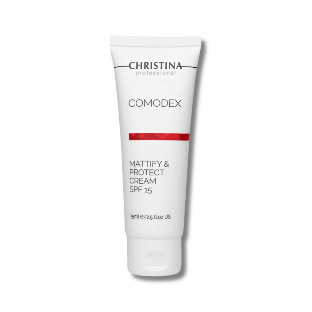 Крем для обличчя "Матування та захист" - Christina Comodex-Mattify and Protect Cream SPF15 