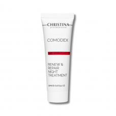 Нічний гель для обличчя "Оновлення та відновлення" - Christina Comodex Renew and Repair Night Treatment 