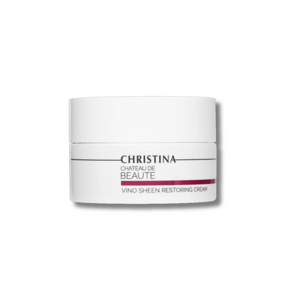 Відновлювальний крем "Пишність" на основі екстракту винограду - Christina Chateau de Beaute Vino Sheen Restoring Cream 
