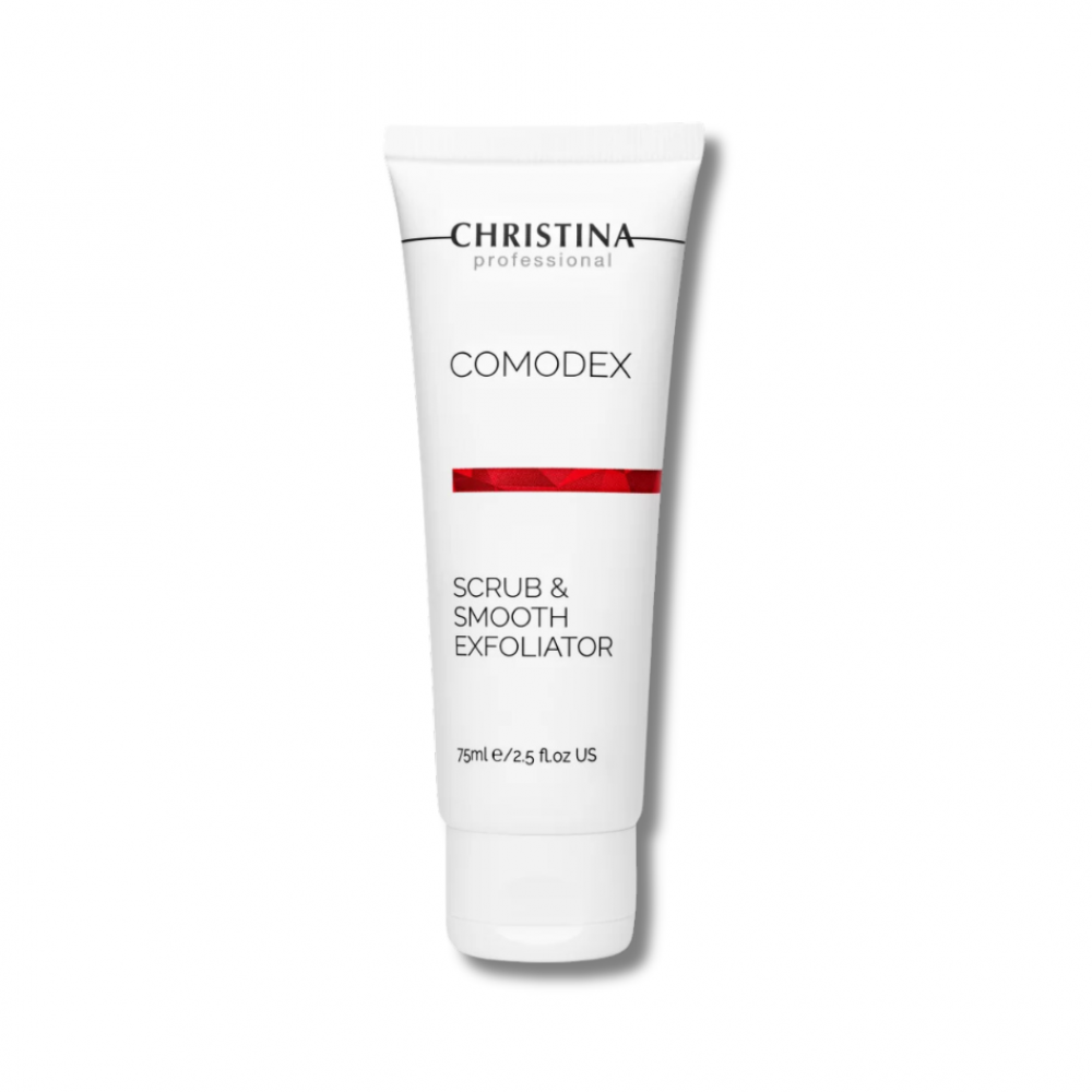 Вирівнюючий скраб-ексфоліатор для обличчя - Christina Comodex Scrub and Smooth Exfoliator 