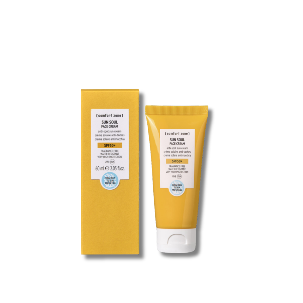 Cонцезахисний крем для обличчя проти пігментних плям - Comfort Zone Sun Soul Face Cream SPF50+