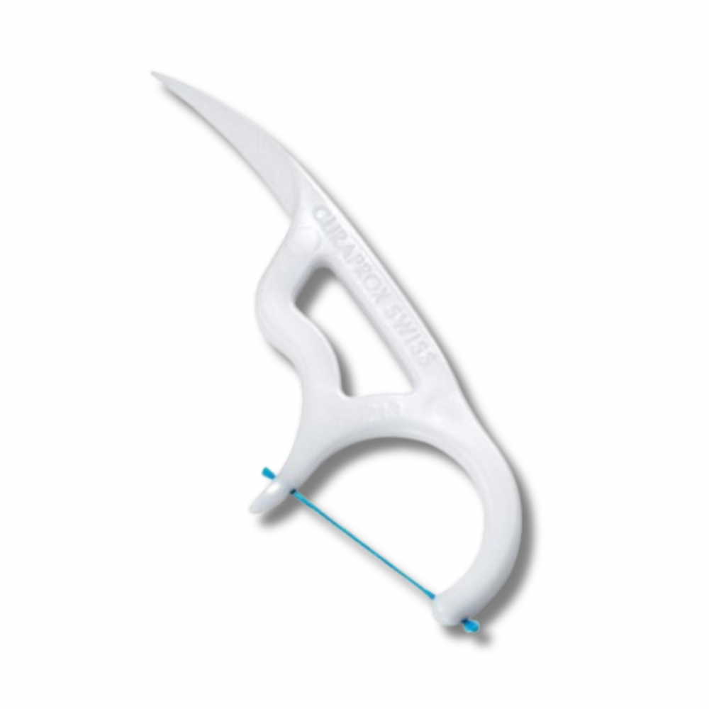 Флоспік-комбінація дентального флосу і зубочистки - Curaprox DF 967 Flosspic