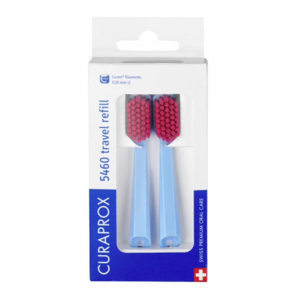 Набір змінних насадок для зубної щітки для подорожей - Curaprox Brush Heads CS 5460 Travel Refill