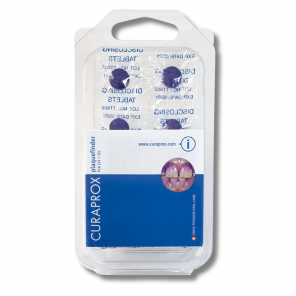 Таблетки для індикації зубного нальоту - Curaprox PCA 223