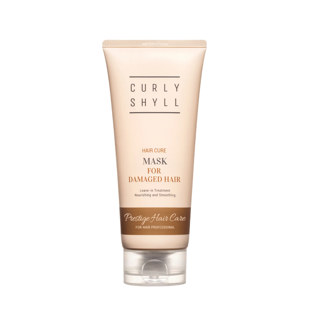 Незмивна відновлююча термозахисна маска для пошкодженого волосся - Curly Shyll Hair Cure Mask 
