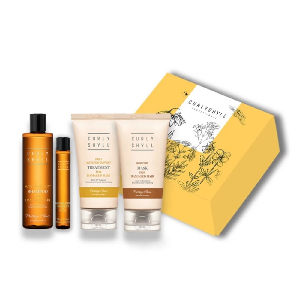 Набір мініатюр для відновлення волосся - Curly Shyll Mini Recovery Set