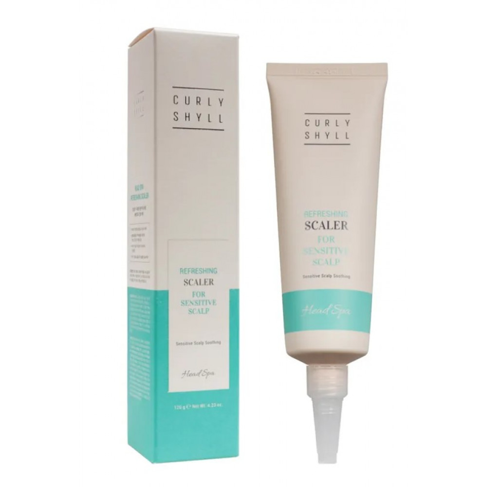 Пілінг для очищення чутливої шкіри голови - Curly Shyll Refreshing Scaler for Sensitive Scalp