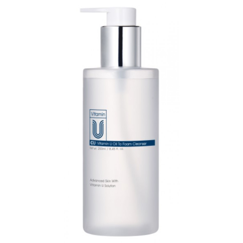 М'яка очищуюча гідрофільна олійка-пінка з вітаміном U - Cuskin Vitamin U Oil To Foam Cleanser  
