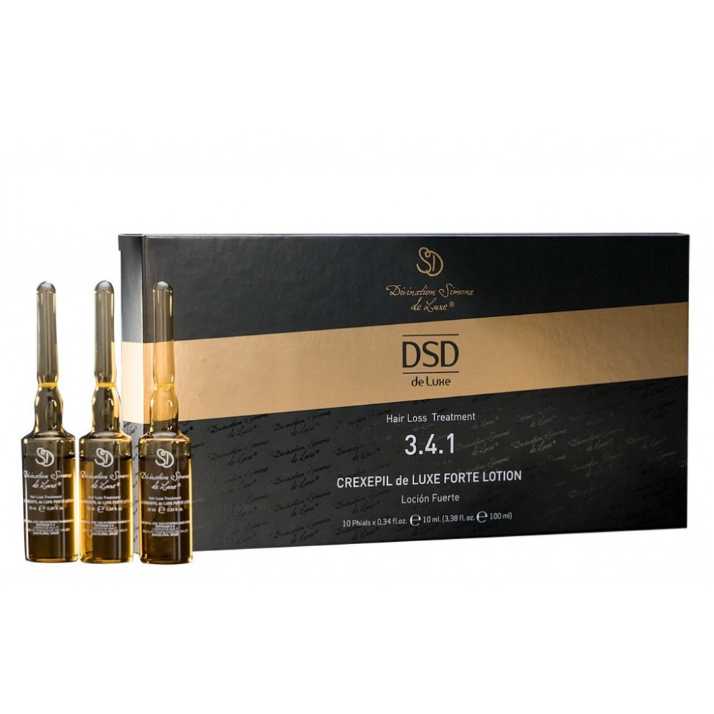 Ампули для зниження випадання та стимуляції росту волосся - DSD de Luxe Hair Loss Treatment 3.4.1 Crexepil Forte Lotion