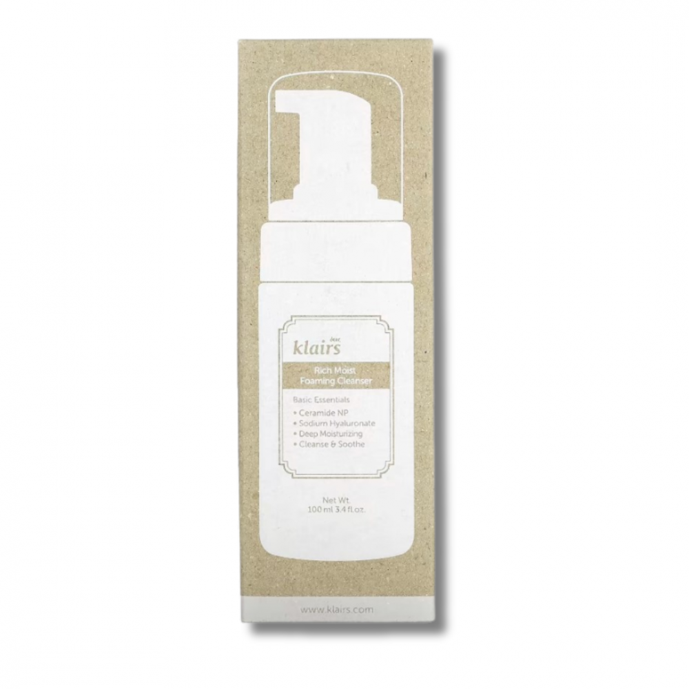 Пінка для вмивання - Dear, Klairs Rich Moist Foaming Cleanser
